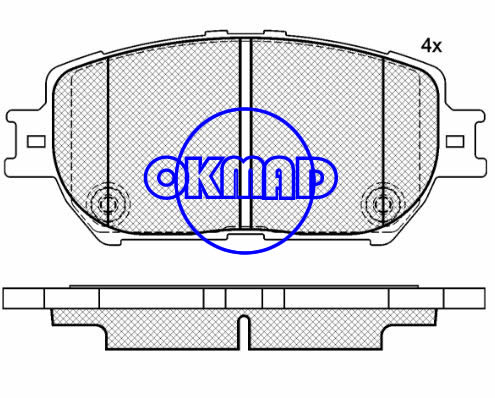 LEXUS GS300 IS250 TOYOTA CAMRY SOLARA Conversível REIZ I WISH MPV Pastilha de freio FMSI:7787-D908 7787-D1052 OEM:04465-30340 FDB1620 TRW:GDB3314 GDB7224 WVA23806 23928, F908